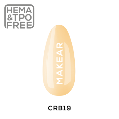 CRB19 Nude Yellow Color Rubber Base